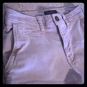 American Eagle Flex Classic Shorts, Khaki, Size 26
